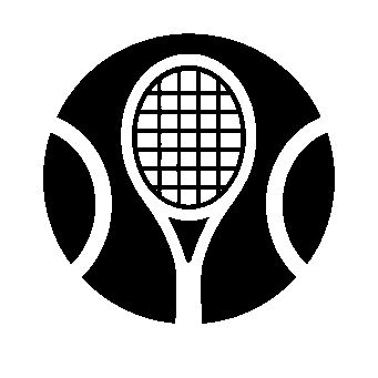 Tennis Racket Ball Logo