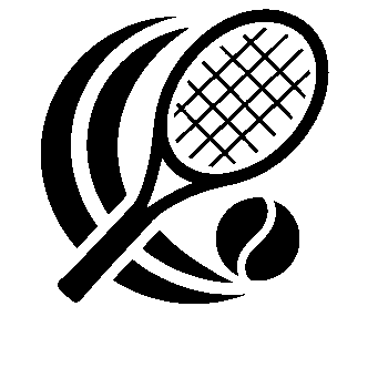 Tennis Racket Ball Logo