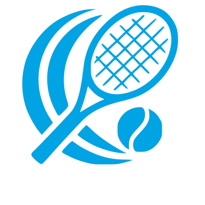 Tennis Racket Ball Logo #00a3e4