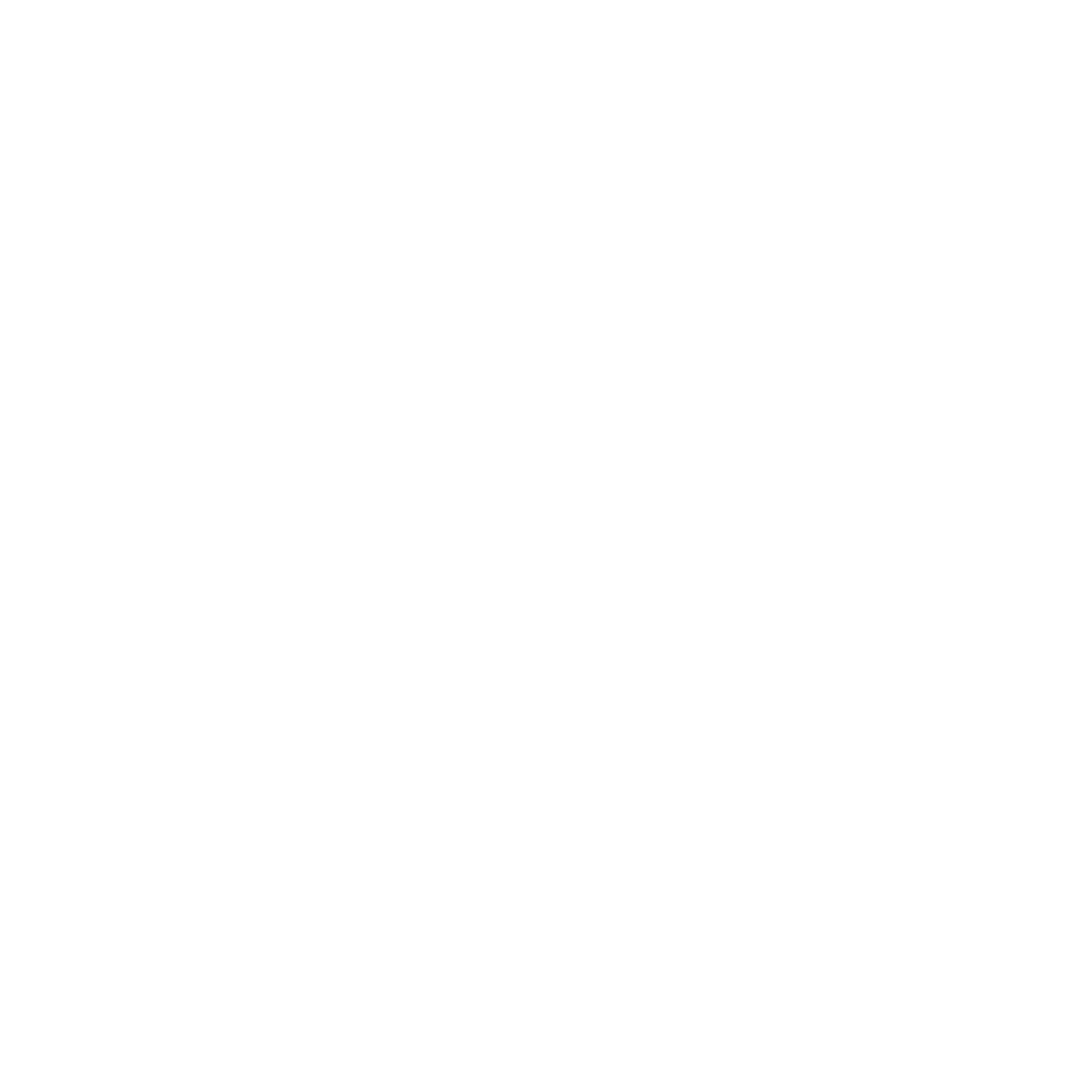 Crossed Tennis Rackets Logo #ffffff