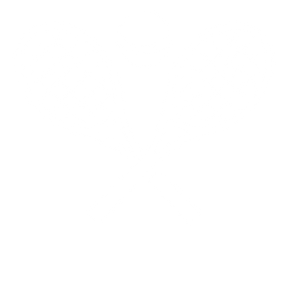 Crossed Tennis Rackets Logo #ffffff