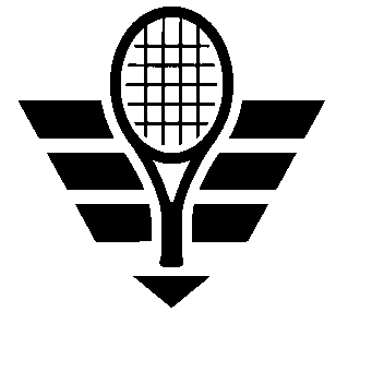 Tennis Racket Wings Logo