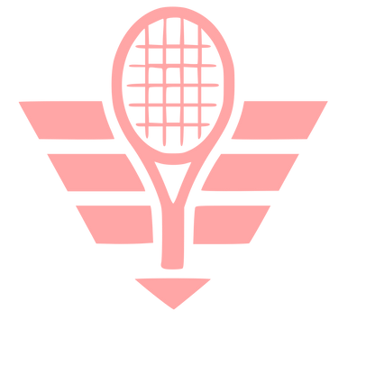 Tennis Racket Wings Logo #ffa6a6