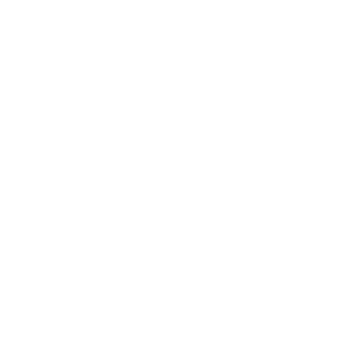 Monoline Skateboard Truck Logo #ffffff