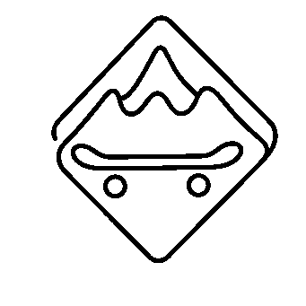 Mountain Skateboard Diamond Logo
