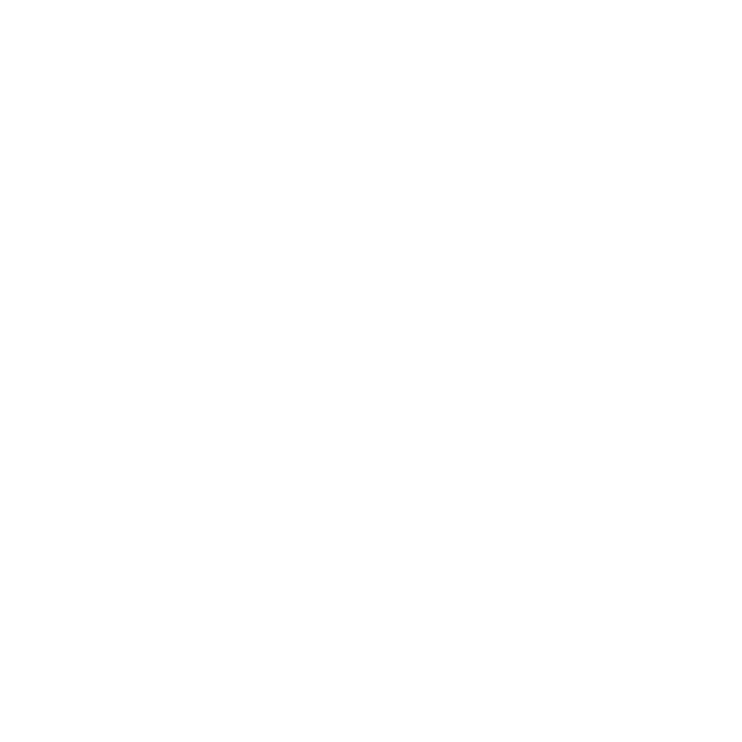 Lightning Bolt Skateboard Logo #ffffff