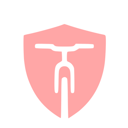 Bicycle Shield Protection Logo #ffa6a6