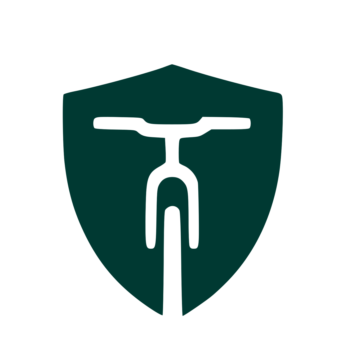 Bicycle Shield Protection Logo #003932