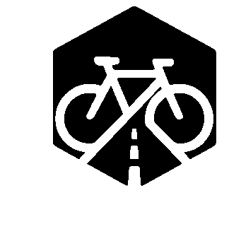 Bicycle Road Hexagon Logo
