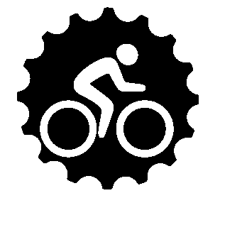Cyclist Gear Badge Logo