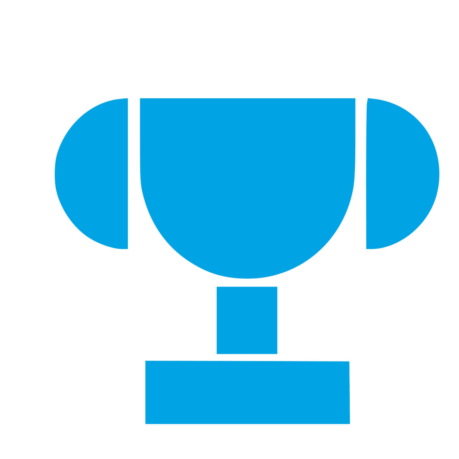 Bauhaus Trophy Logo #00a3e4