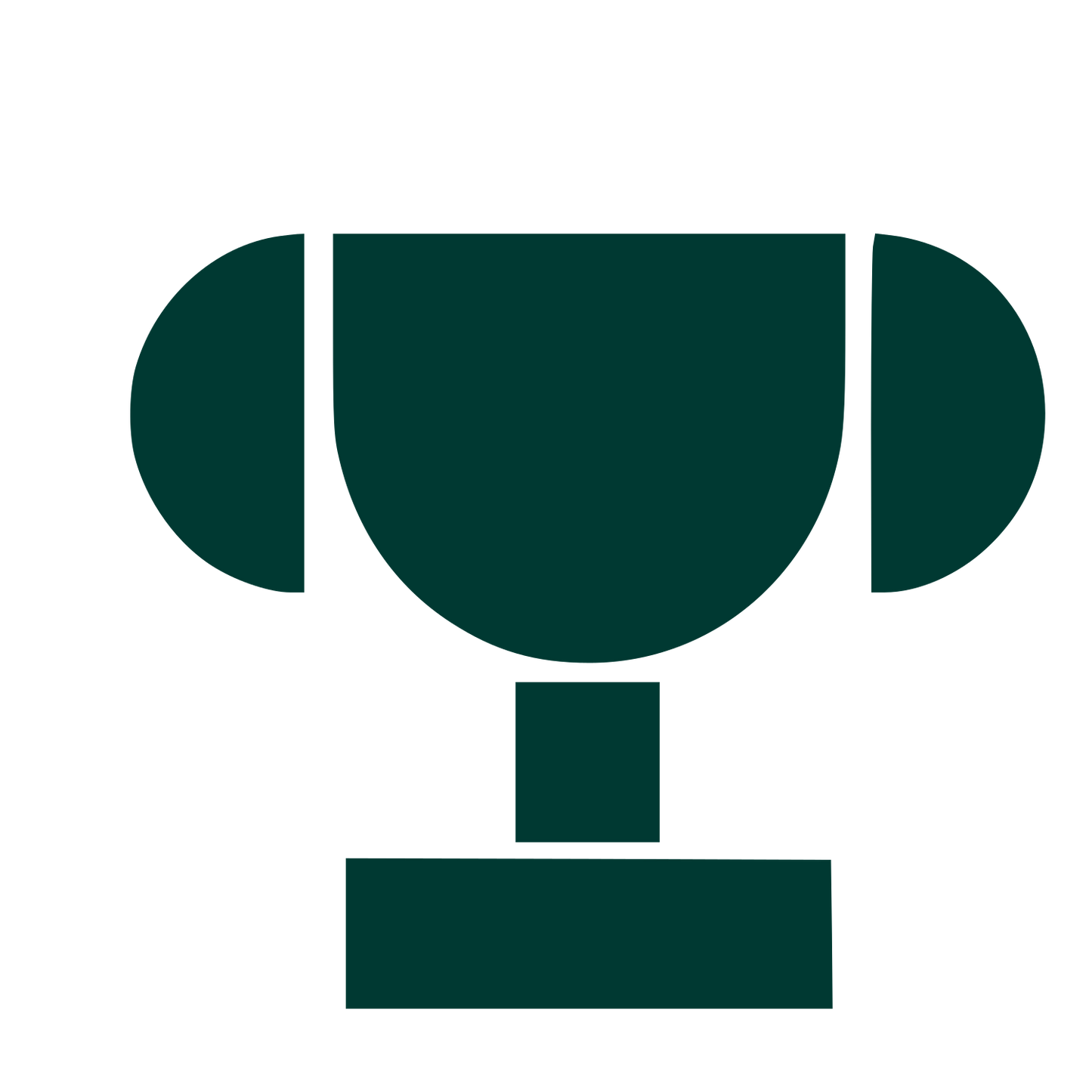 Bauhaus Trophy Logo #003932