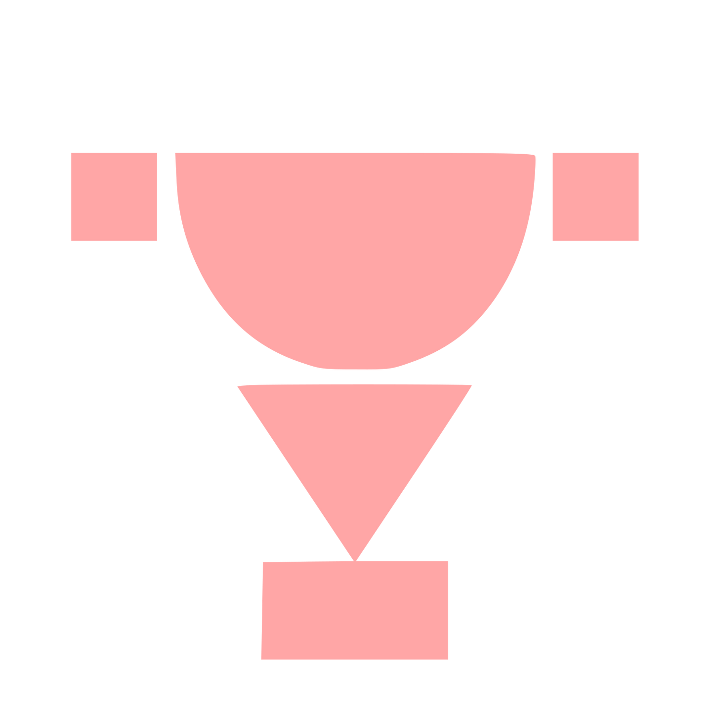Bauhaus Trophy Cup Logo #ffa6a6
