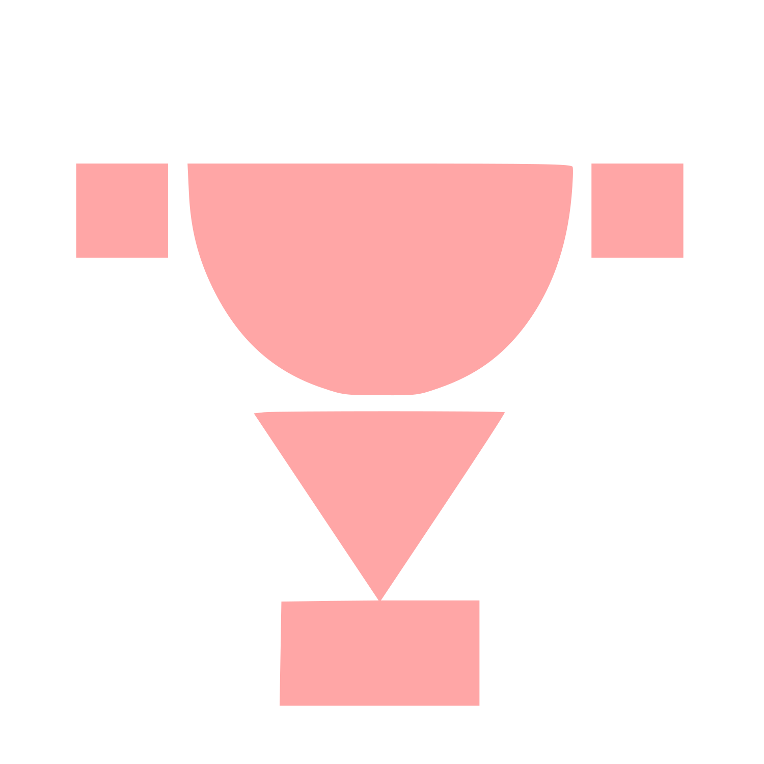 Bauhaus Trophy Cup Logo #ffa6a6