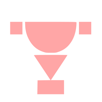 Bauhaus Trophy Cup Logo #ffa6a6