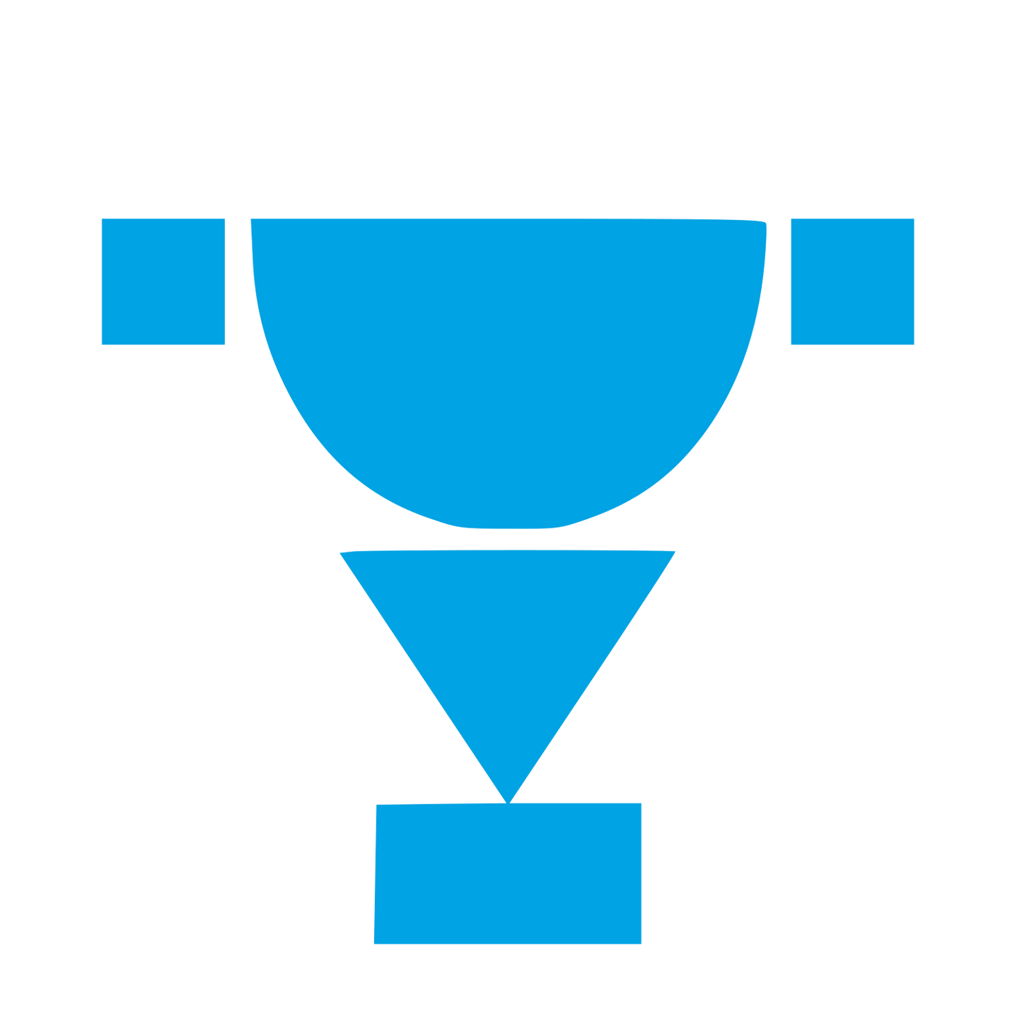 Bauhaus Trophy Cup Logo #00a3e4