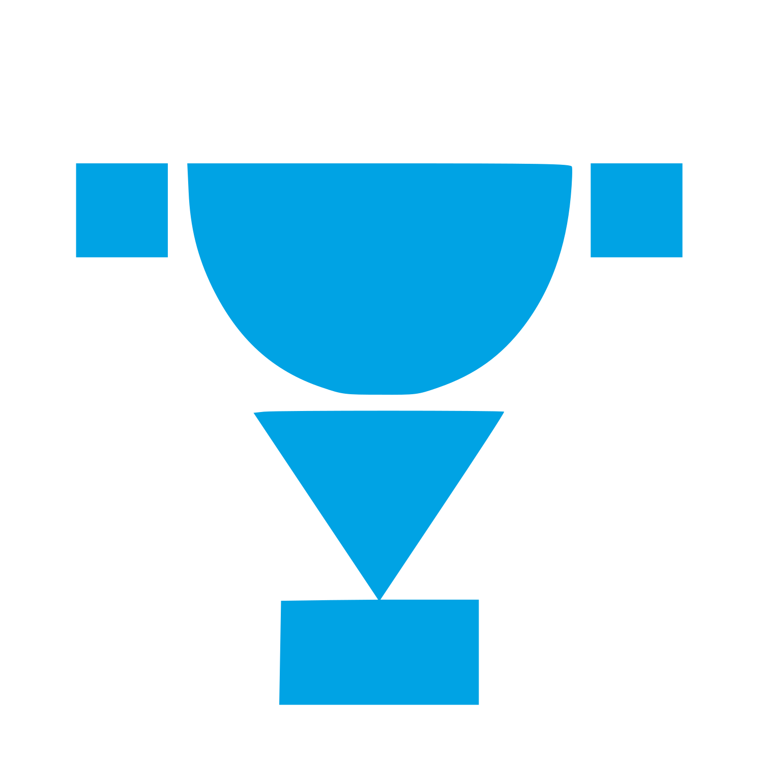 Bauhaus Trophy Cup Logo #00a3e4