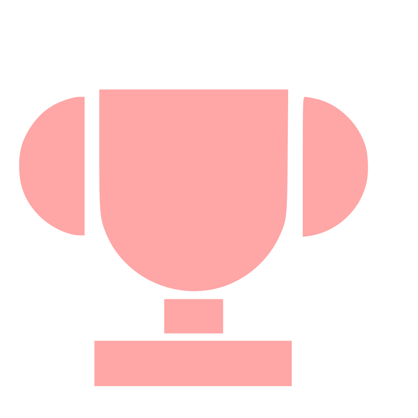 Bauhaus Trophy Cup Logo #ffa6a6
