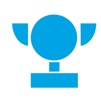 Bauhaus Trophy Logo #00a3e4