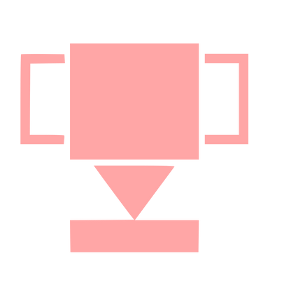 Bauhaus Trophy Cup Logo #ffa6a6