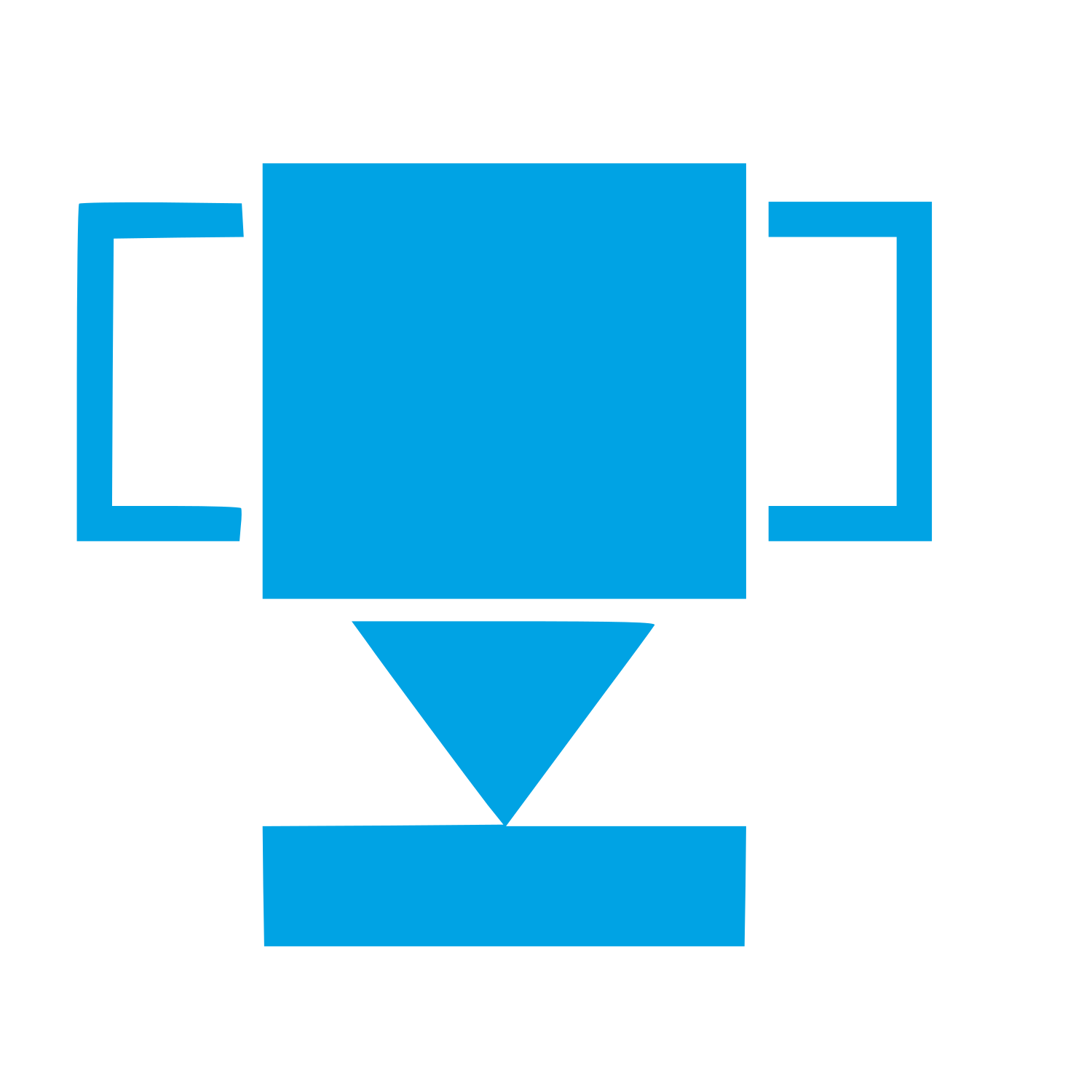 Bauhaus Trophy Cup Logo #00a3e4