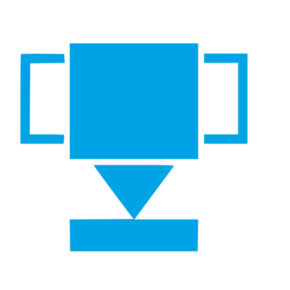 Bauhaus Trophy Cup Logo #00a3e4