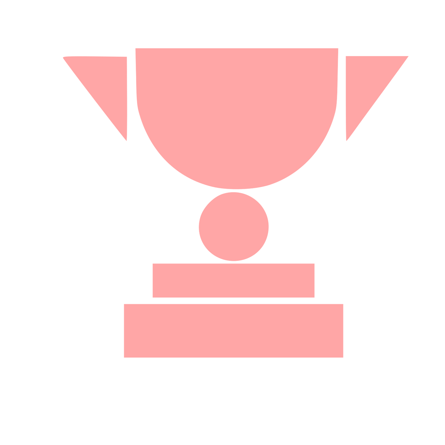 Bauhaus Trophy Cup Logo #ffa6a6