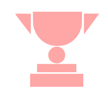 Bauhaus Trophy Cup Logo #ffa6a6