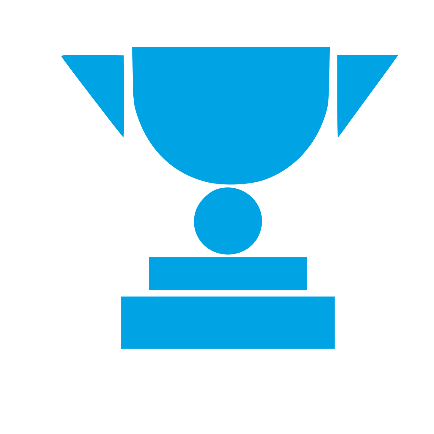 Bauhaus Trophy Cup Logo #00a3e4