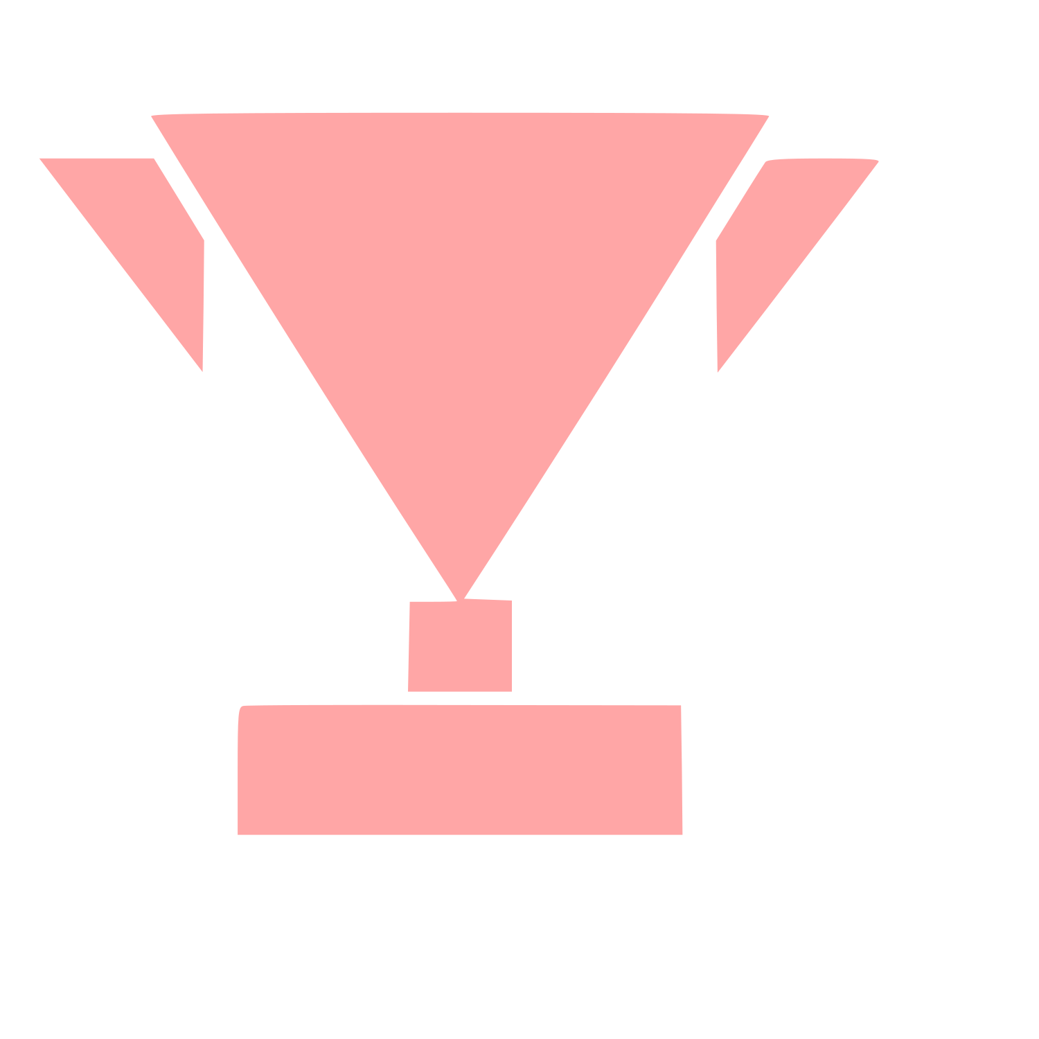Bauhaus Trophy Cup Logo #ffa6a6