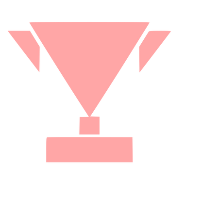 Bauhaus Trophy Cup Logo #ffa6a6