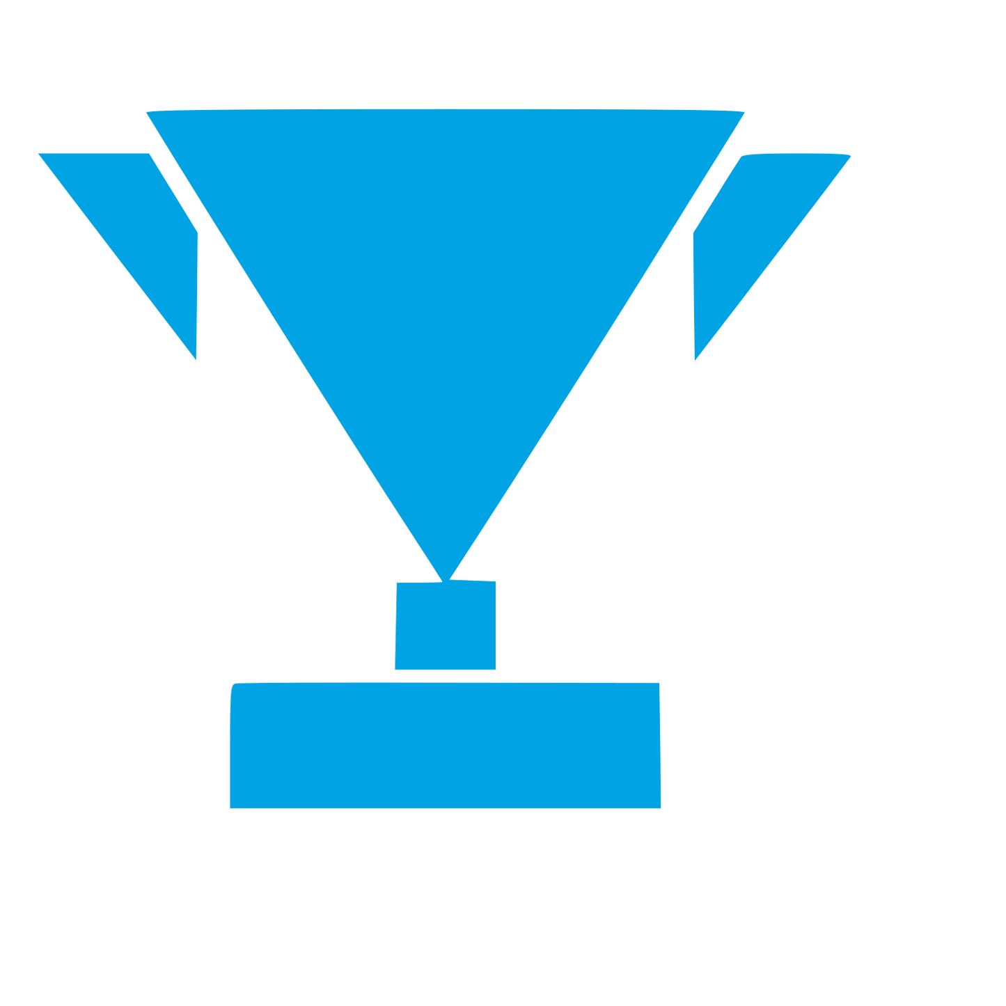 Bauhaus Trophy Cup Logo #00a3e4