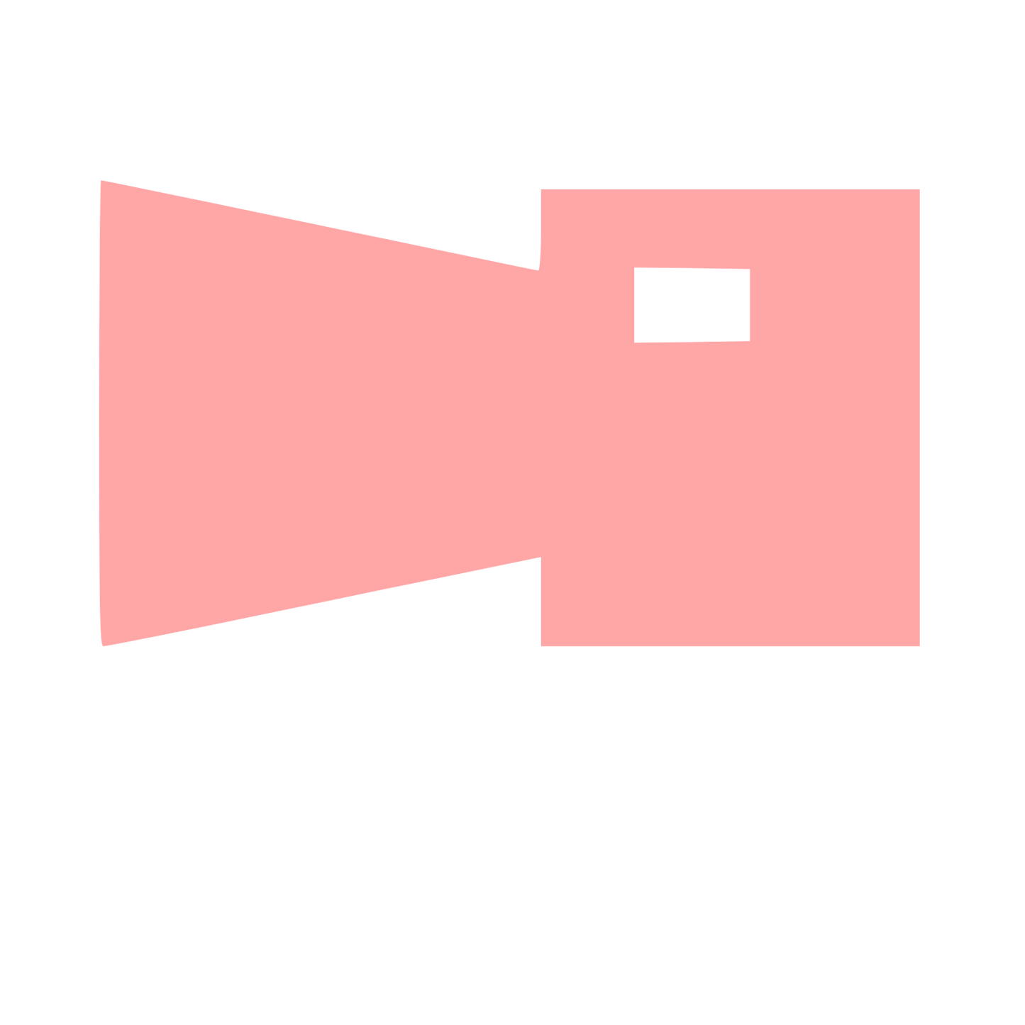 Video Camera Silhouette Logo #ffa6a6