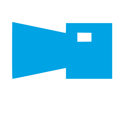 Video Camera Silhouette Logo #00a3e4