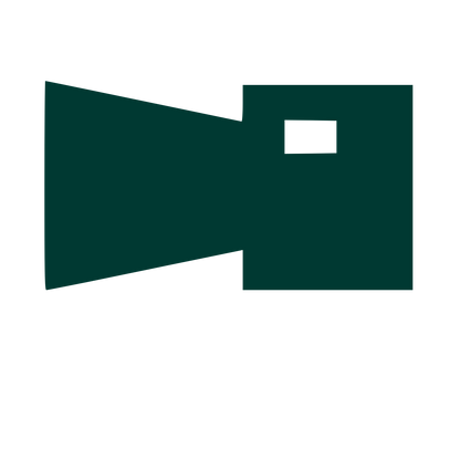 Video Camera Silhouette Logo #003932