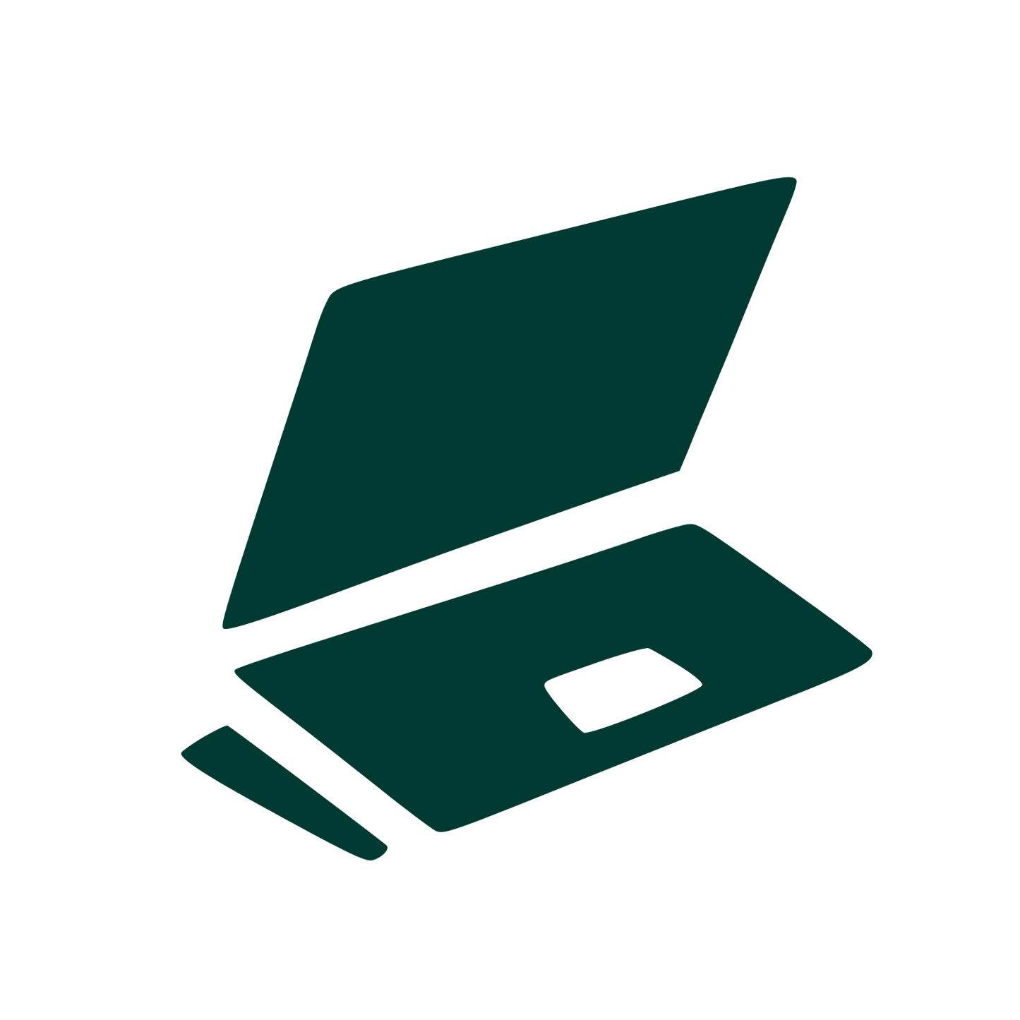 Laptop Computer Logo #003932