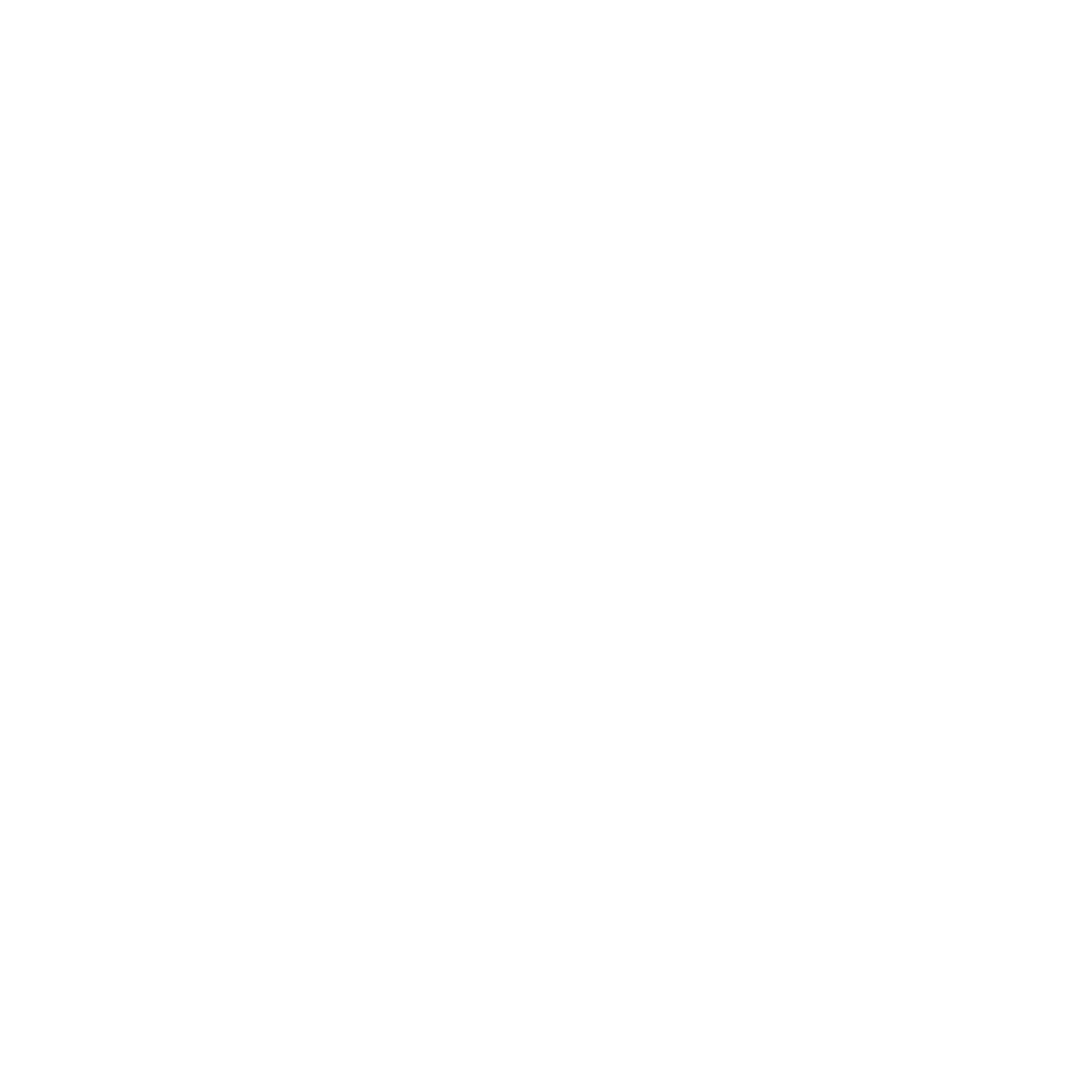 Hand-Drawn Laptop Hexagon Logo #ffffff