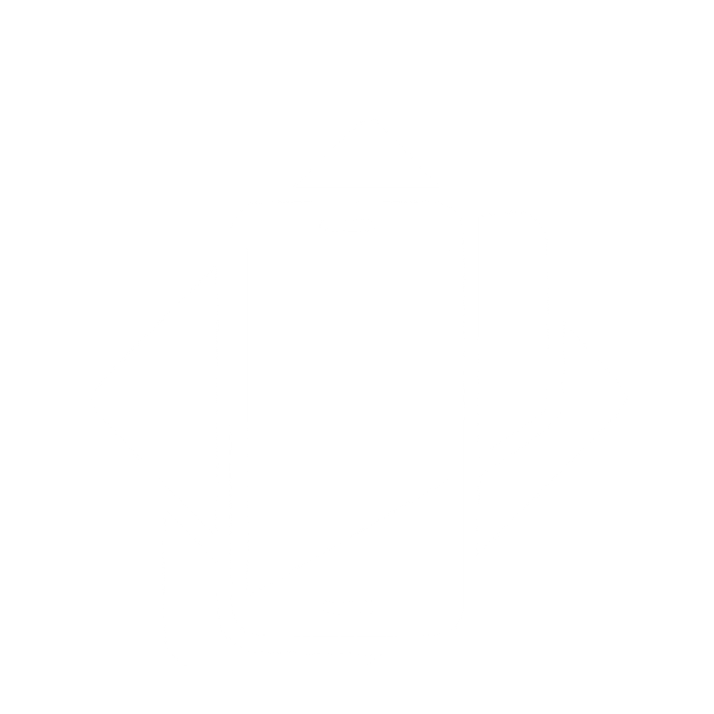 Layered Smartphone Overlap Logo #ffffff