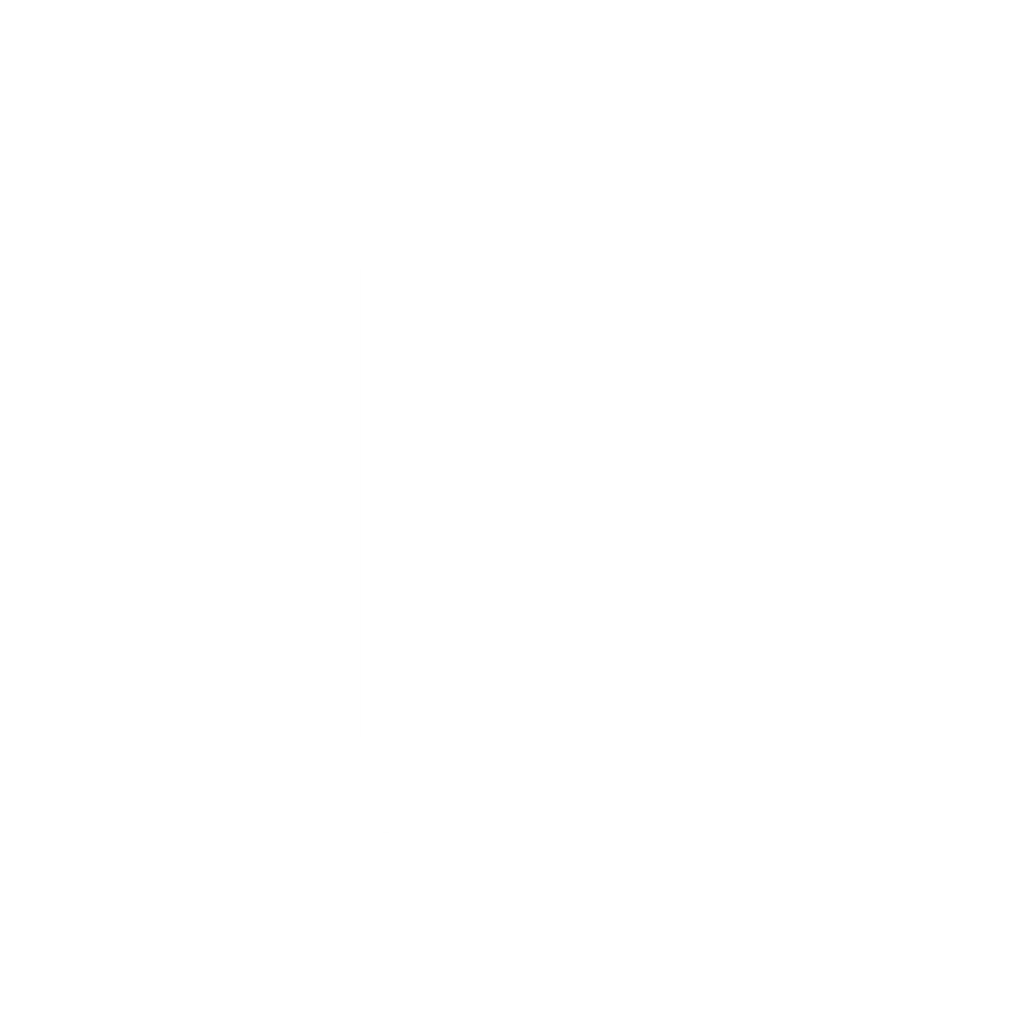Smartphone Swoosh Circle Logo #ffffff