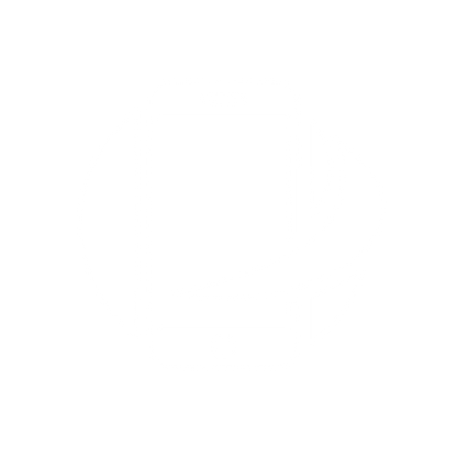 Smartphone Swoosh Circle Logo #ffffff