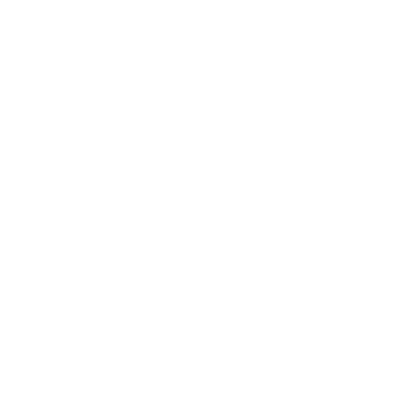 Smartphone Stacked Layers Logo #ffffff