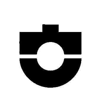 Modernist Camera Lens Logo