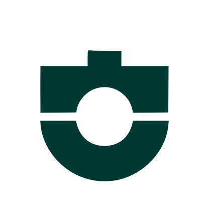 Modernist Camera Lens Logo #003932