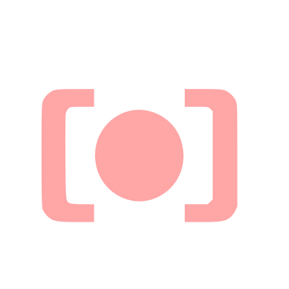 Camera Viewfinder Circle Logo #ffa6a6