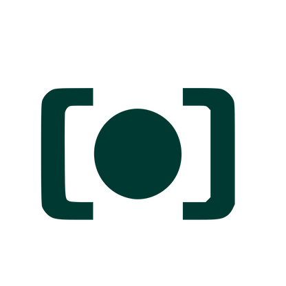 Camera Viewfinder Circle Logo #003932