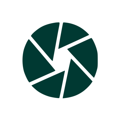 Camera Aperture Shutter Logo #003932