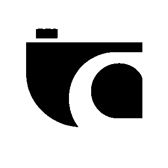 Modernist Minimal Camera Logo
