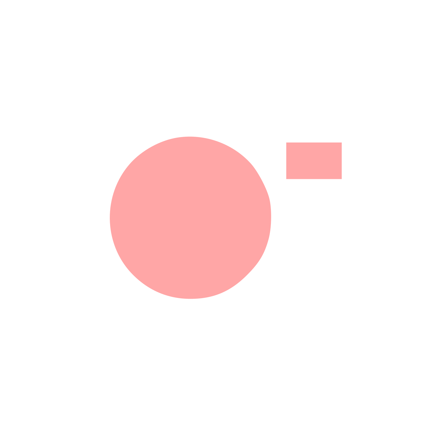 Minimal Camera Logo #ffa6a6