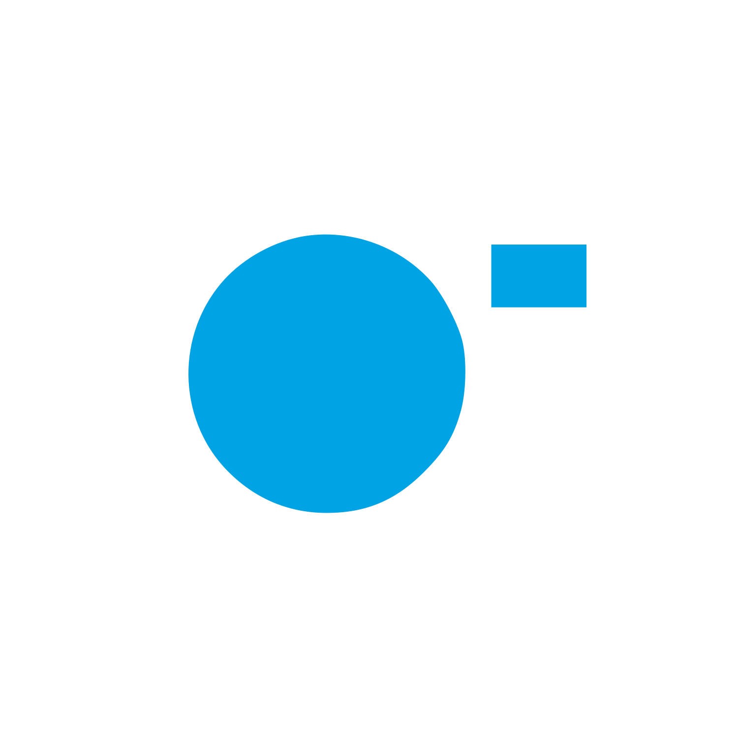 Minimal Camera Logo #00a3e4