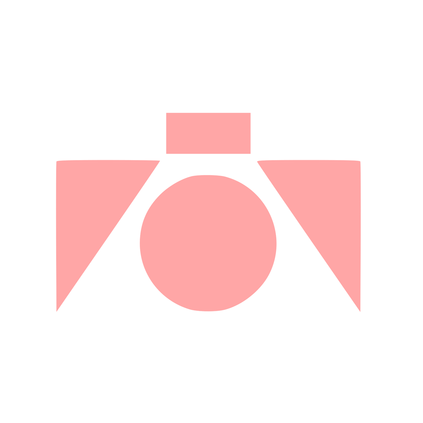 Modernist Minimal Camera Logo #ffa6a6